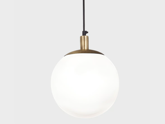 BALL #015 - Handmade blown glass pendant lamp _ Sogni Di Cristallo